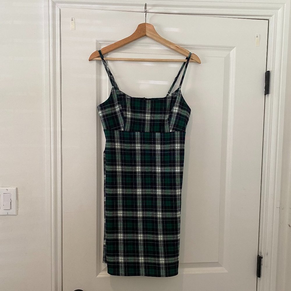 Plaid Mini Dress